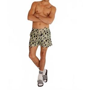 NEW ARRELS classic swim trunks in beige tulips